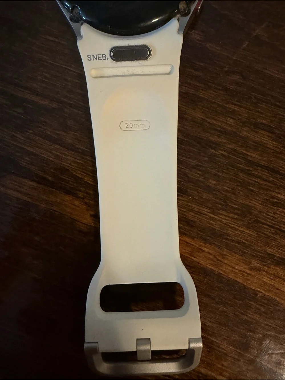 Samsung Galaxy Watch6 in Silver with Cream Band and original charger